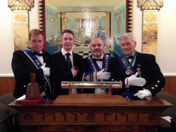 RWM with Installing Masters and his Son